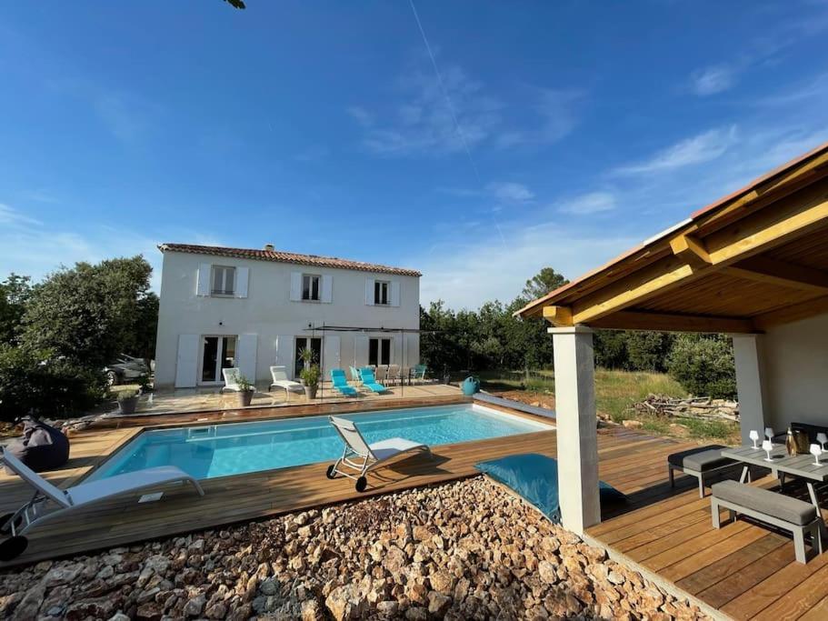 Villa Piscine - Gorges Du Verdon, Lac De Sainte-Croix Régusse Exterior foto