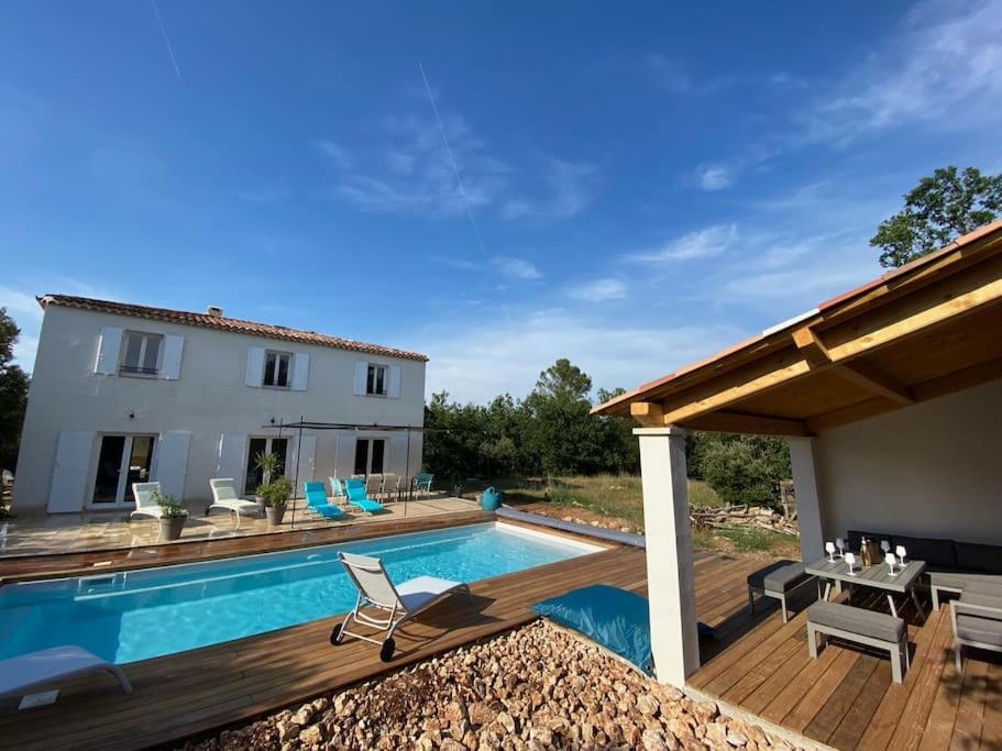Villa Piscine - Gorges Du Verdon, Lac De Sainte-Croix Régusse Exterior foto