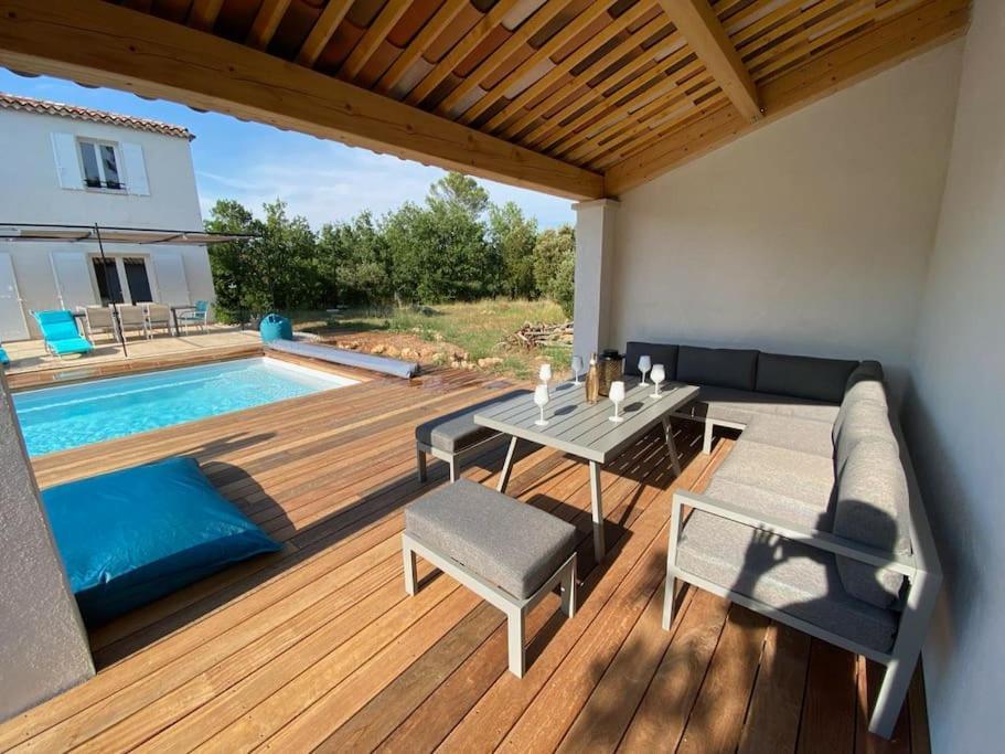 Villa Piscine - Gorges Du Verdon, Lac De Sainte-Croix Régusse Exterior foto